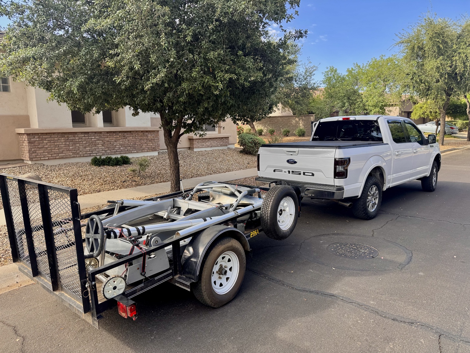 Backyard after junk removal